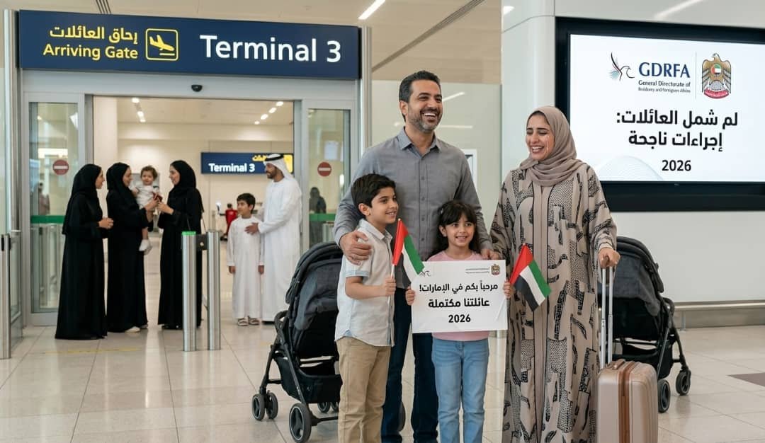 لم شمل الأسرة في الإمارات 2026
